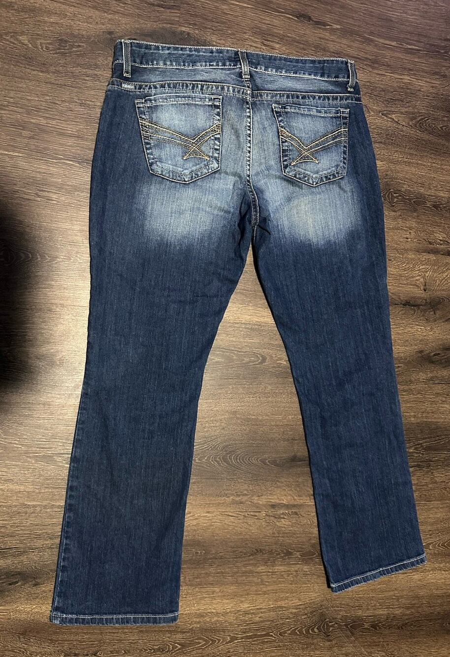 Cinch Jeans Womens 34/17 Blue Ada Bootcut Low Rise Riding Western W38 L32